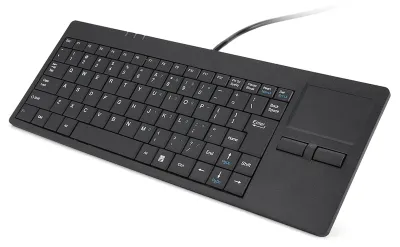 Image de Mini clavier tactile USB avec pavé tactile intégré et port USB