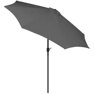 Produktbild von Springos® Gartenschirm XL Sonnenschirm mit Kippfunktion Kurbelsystem 245 x 300 cm Sonnenschutz Terrasse Garten