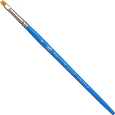 Image de Pinceau plat Princeton Brush Selectartiste Multi-Technique Chisel Blender, 4, 1 pièce
