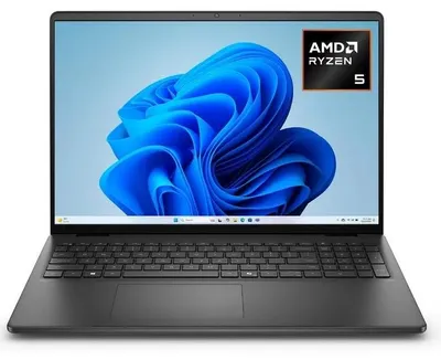 Zdjęcie produktu dla Dell 16 DC16255 450R1, ekran 16 cali, rozdzielczość 2K, procesor Ryzen 5 220 (4,9 GHz), dysk SSD 512 GB