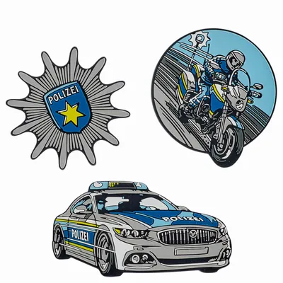 Produktbild von Scout Funny Snaps 3er Set Blue Police 26360021600