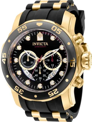 Zdjęcie produktu dla Invicta Pro Diver - SCUBA 37228 Zegarek Męski - Mechanizm Kwarcowy - Stal Nierdzewna z Czarną Tarcza - 48 mm