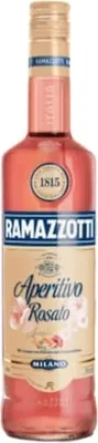 Produktbild von Ramazzotti Aperitivo Rosato mit Aromen von Hibiskus und Orangenblüten Milano Italien | 15 % vol | 0,7 l