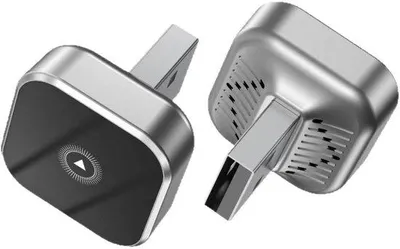 Imagen del producto de Adaptador CarPlay inalámbrico, adaptador 2 en 1 para CarPlay inalámbrico, conversor inalámbrico, fácil de instalar, conexión automática, conexión de 12V