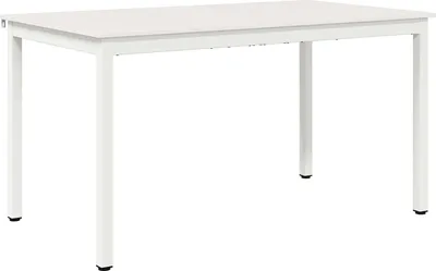Productafbeelding van Eettafel Wit 140 x 80 x 75 cm Massief grenenhout