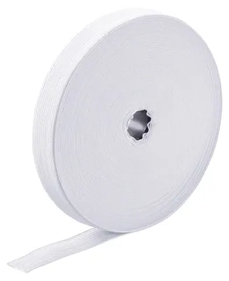 Image de Élastique de couture - Largeur : 2 cm - Longueur : 18 mètres - Blanc