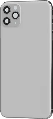 Produktbild von Clappio, Gehäuse für iPhone 11 Pro Max mit Akkudeckel, Silber