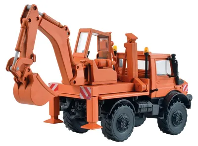 Produktbild von Kibri 18480 - H0 UNIMOG mit Aufbaubagger - Neu