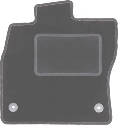 Immagine prodotto di Tappetino conducente in velluto grafite adatto per Skoda Octavia III (2012-2020, berlina, station wagon, variante, station wagon) – con fissaggi – perfettamente su misura