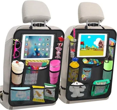 Immagine prodotto di Organizer per bambini per 2 persone con supporto per tablet, colore nero