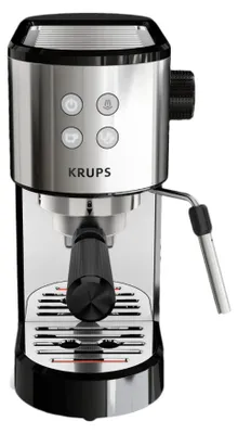 Obrázek produktu pro Krups Virtuoso XP441810, Espresso kávovar, 1,1 l, Mletá káva, 1350 W, Černá, Nerezová ocel