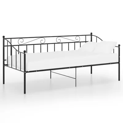 Immagine prodotto di Divano letto struttura letto in metallo nero 90x200 cm