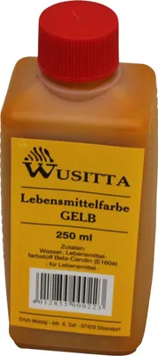 Produktbild von Wusitta Lebensmittelfarbe Gelb 250ml