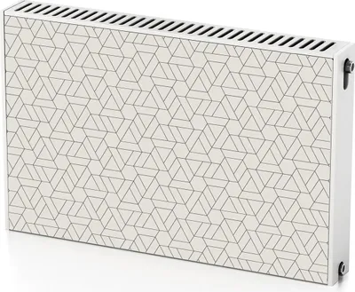 Produktbild von Dünne Linien – Magnetische Heizkörperabdeckung – 90x60 cm – Magnet Heizkörperabdeckung – 3D Würfel – Heizkörperverkleidung – Magnetische Wandverkleidung – Wetterfest