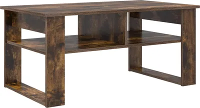 Obrázek produktu pro vidaXL Konferenční stolek kouřový dub 96 x 54 x 44 cm materiál na bázi dřeva