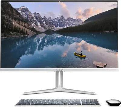 Produktbild von MEDION Signium 27 S1 68,6 cm (27 Zoll) Full HD All in One Desktop PC (Intel Core 5 210H, 16GB DDR4 RAM, 1 TB PCIe SSD, WLAN, HDMI in & Out, kabellose Maus & Tastatur, Windows 11 Home)