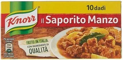 Produktbild von knorr dado saporito manzo brodo leckeres Rindfleisch Suppenwürfel Brühe 10 pz