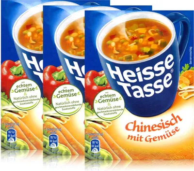 Produktbild von Heisse Tasse Chinesisch mit Gemüse 3 Beutel á 11,3g (3er Pack)
