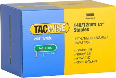 Produktbild von TACWISE Heftklammern 140/12 mm verzinkt 5.000 Stück