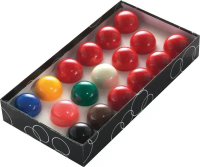 Immagine prodotto di Set di bilie da snooker PowerGlide da 1 7/8 pollici, in resina multicolore, 17 pezzi