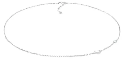 Produktbild von Elli Halskette Damen Filigran Basic Minimal mit Mondstein 925 Silber