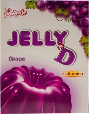Produktbild von Jelly-D Wackelpudding Trauben 100g