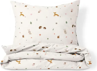 Produktbild von Petite Amélie Bettwäsche-Set – 120x150 cm – Baumwolle – Woodland
