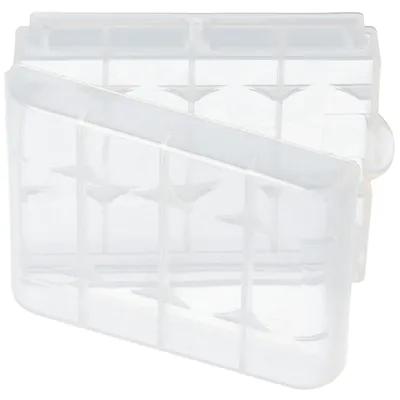 Zdjęcie produktu dla Uniwersalny AccuCell AccuBox, pojemnik na baterie do przechowywania 1-4 AAA, zdjęcie podobne, w zestawie nieco większy pojemnik na Micro AAA i/lub Mignon AA