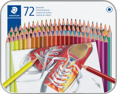 Zdjęcie produktu dla Kolorowy metalowy piórnik STAEDTLER® 175 z 72 różnymi elementami