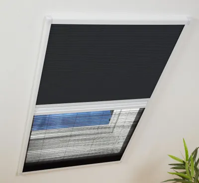 Produktbild von Kombi Dachfenster Plissee mit Sonnenschutz 110x160cm weiss 101170101-VH