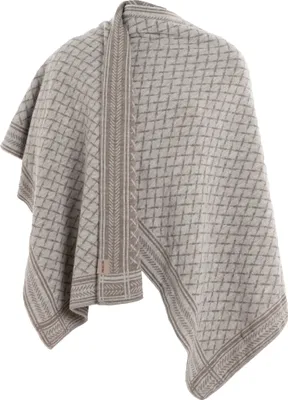 Produktbild von Knit Factory Dusk Poncho Cape - Marron/Iced Clay - One Size