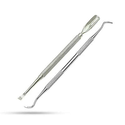 Produktbild von SMI Nagelhautschieber 2 tlg Nagelhautentferner Nagelheber Eckenheber Fußpflege Instrumente