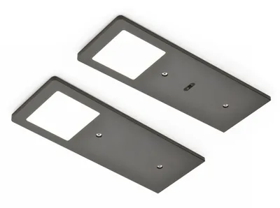 Produktbild von AstraLED SE Set-2 Unterbodenleuchten schwarz matt 3000 K warmweiß / Nischenleuchten / Lumica