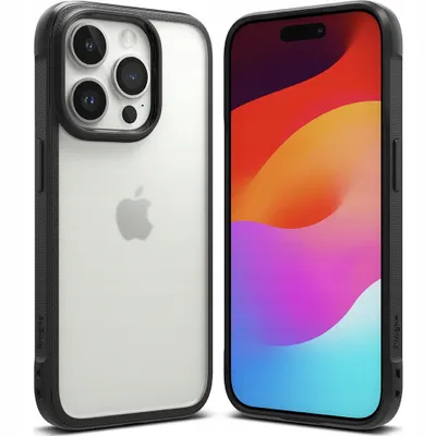 Obrázok produktu pre Puzdro Ringke Fusion Bold pre iPhone 15 Pro Max, priehľadné, s čiernym rámom