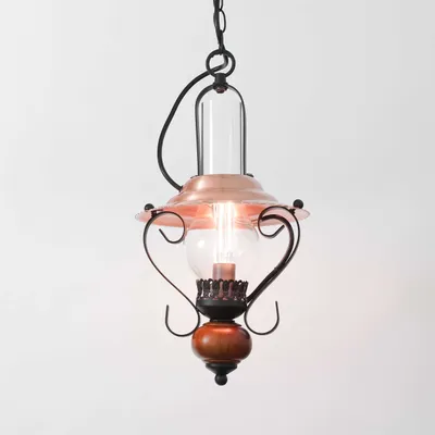 Produktbild von Rabalux 7869 Kronleuchter 1 Spot Enna, E14-Holz, schwarz, rund, Klassisch, ø200mm