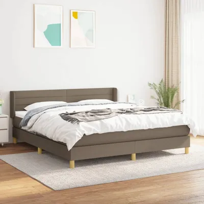 Produktbild von Maison Exclusive - Boxspringbett mit Matratze Taupe 160x200 cm Stoff