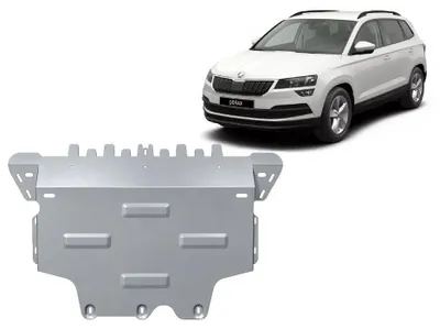 Immagine prodotto di Piastra di protezione sottoscocca in alluminio per il motore, compatibile con Skoda Karoq dal 2016 al 2026