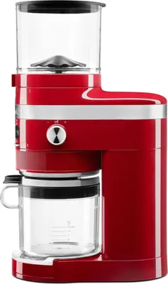 Produktbild von KitchenAid 5KCG8433EER, Mühle mit Mahlwerk, 340 g, Kegelmahlwerk, Edelstahl, Rot, EMPIRE RED