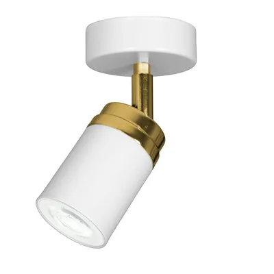 Immagine prodotto di Plafond moderno in oro bianco Reno spot