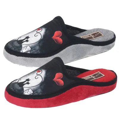 Produktbild von Manitu Damen Schuhe Hausschuhe Pantoffeln 330000, Größe:42 EU, Farbe:Rot