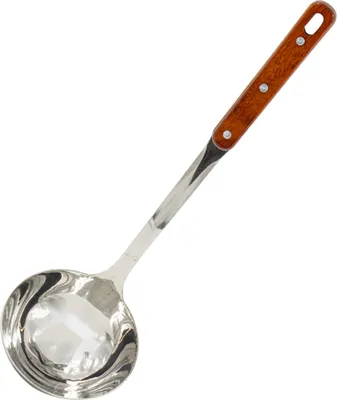Produktbild von Schöpfkelle für Kazan 34.5 cm mit Holzgriff Edelstahl Kasan Utschak Plow