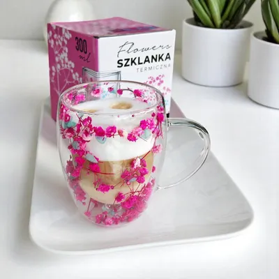 Image de Carla Thermos verre Recilli rose Taille unique