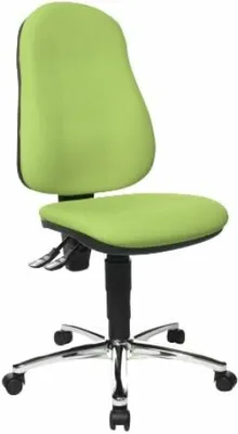 Produktbild von Topstar Bürostuhl Point 60, 8169G05 grün, chrom Stoff