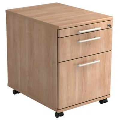 Produktbild von SIGNA AC20 RE - Rollcontainer Nussbaum mit Hängeregistratur Relinggriff Kunststoff