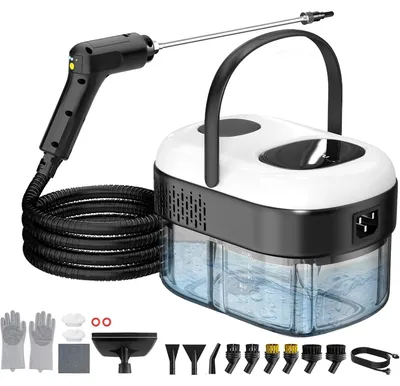 Immagine prodotto di Pulitore a vapore portatile - 2500 W - 1,4 litri - 18 accessori