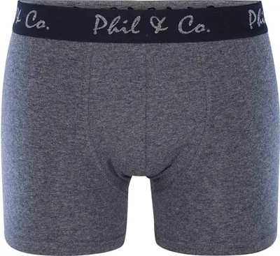 Produktbild von Phil & Co. Berlin Herren Retro Pants 4-Pack Jersey - schwarz-anthrazit - Größe S