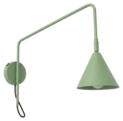Productafbeelding van Wandlamp NOX 1 salie met schakelaar