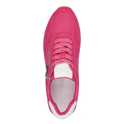Produktbild von MARCO TOZZI Damen Schnürschuh Korkoptik Sneaker Reißverschluss 2-23781-41, Größe:38 EU, Farbe:Pink