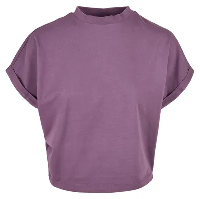 Image de Urban Classics - T-shirt pour femmes Zum Krempeln TN1443 (XL) (violet poussiéreux)