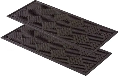 Produktbild von Astra Fußmatte für Außen DYNAMIC 2ER SET Anthrazit 25 x 60 cm